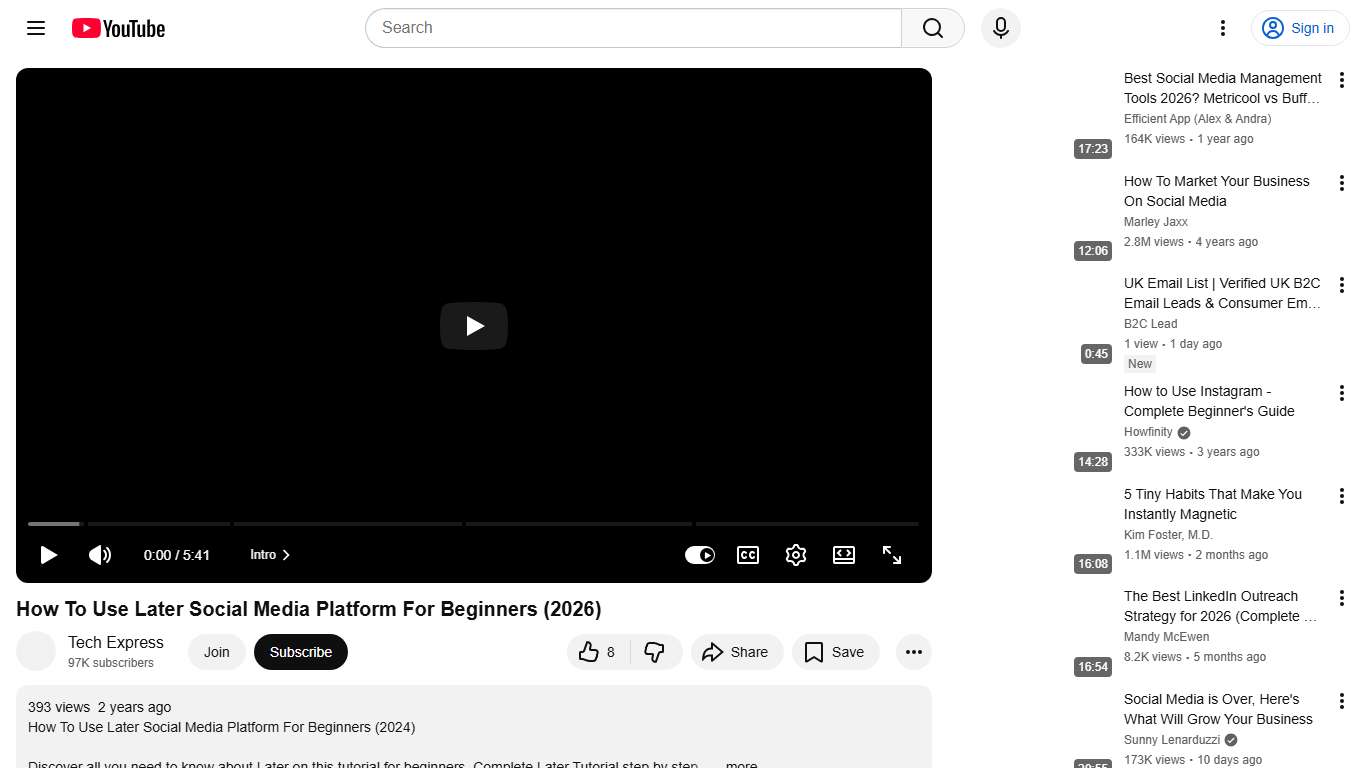 How To Use Later Social Media Platform For Beginners (2026) - YouTube